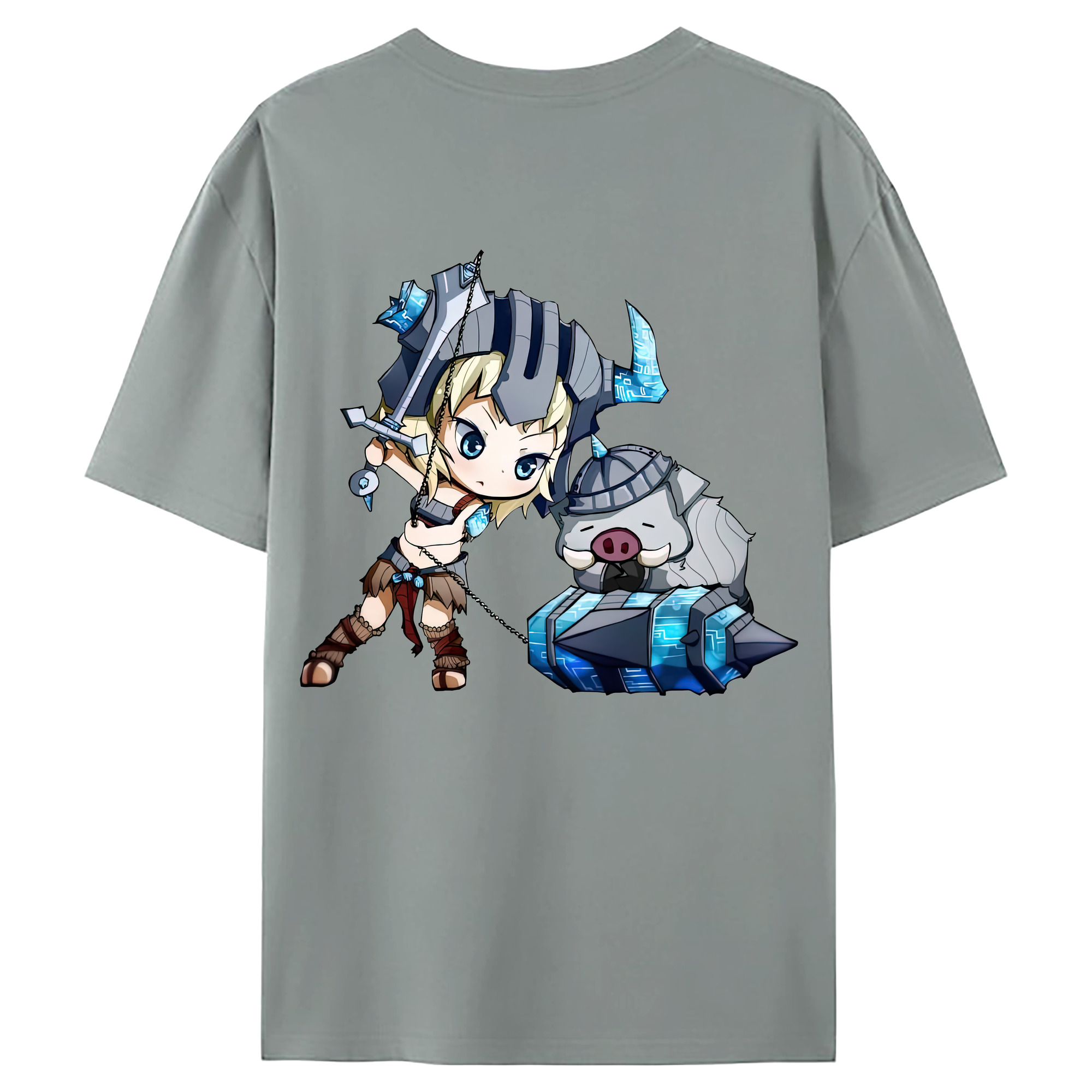 （画像用） リーグ・オブ・レジェンド League of Legends LOL 綿100％ メンズ半袖Tシャツ（バックプリント） 通気性